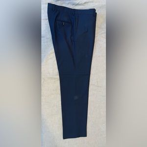 Ted Baker London - Jerome Flat Front Wool Dress Pants - Navy